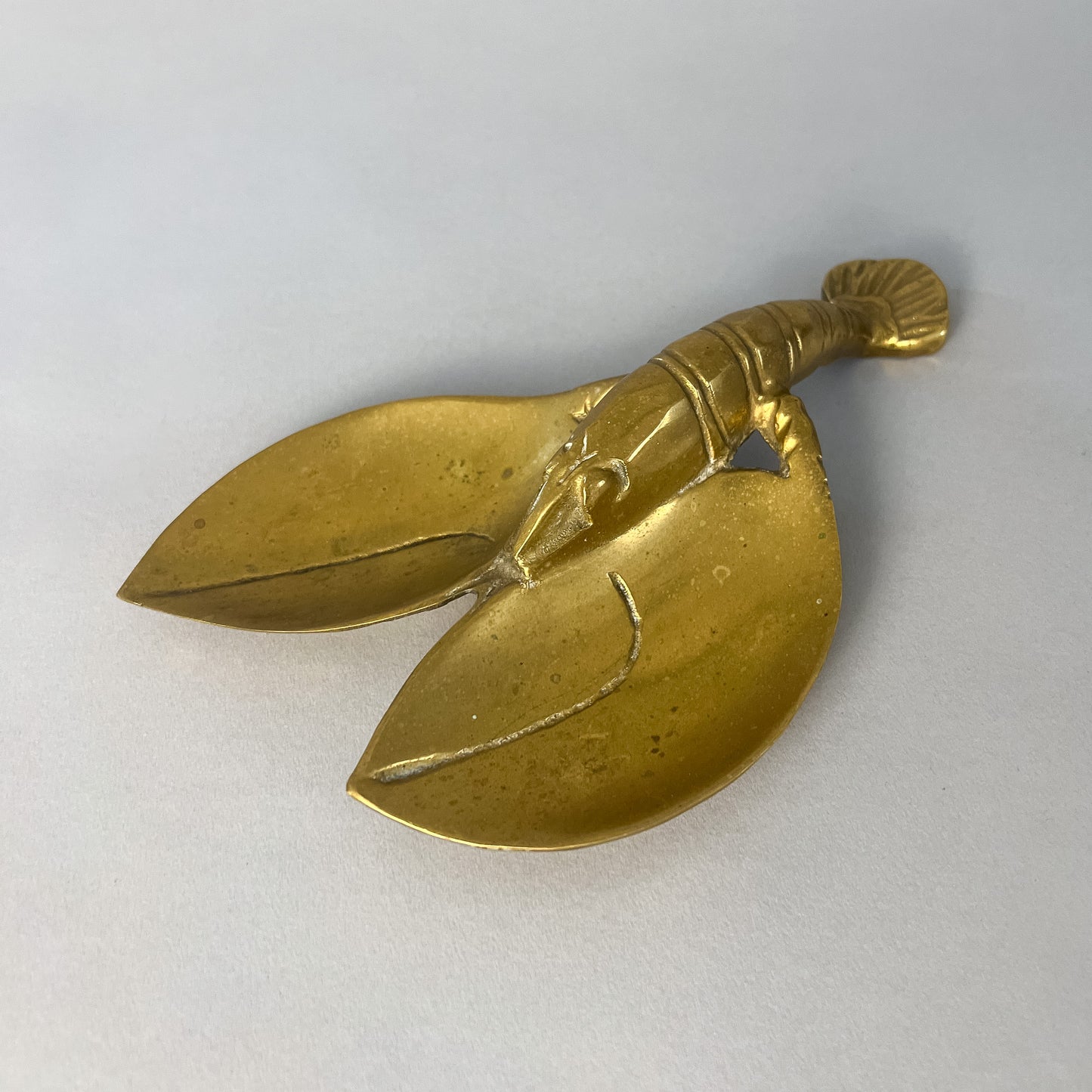 brass lobster dish