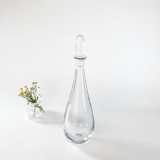 Orrefor's crystal decanter