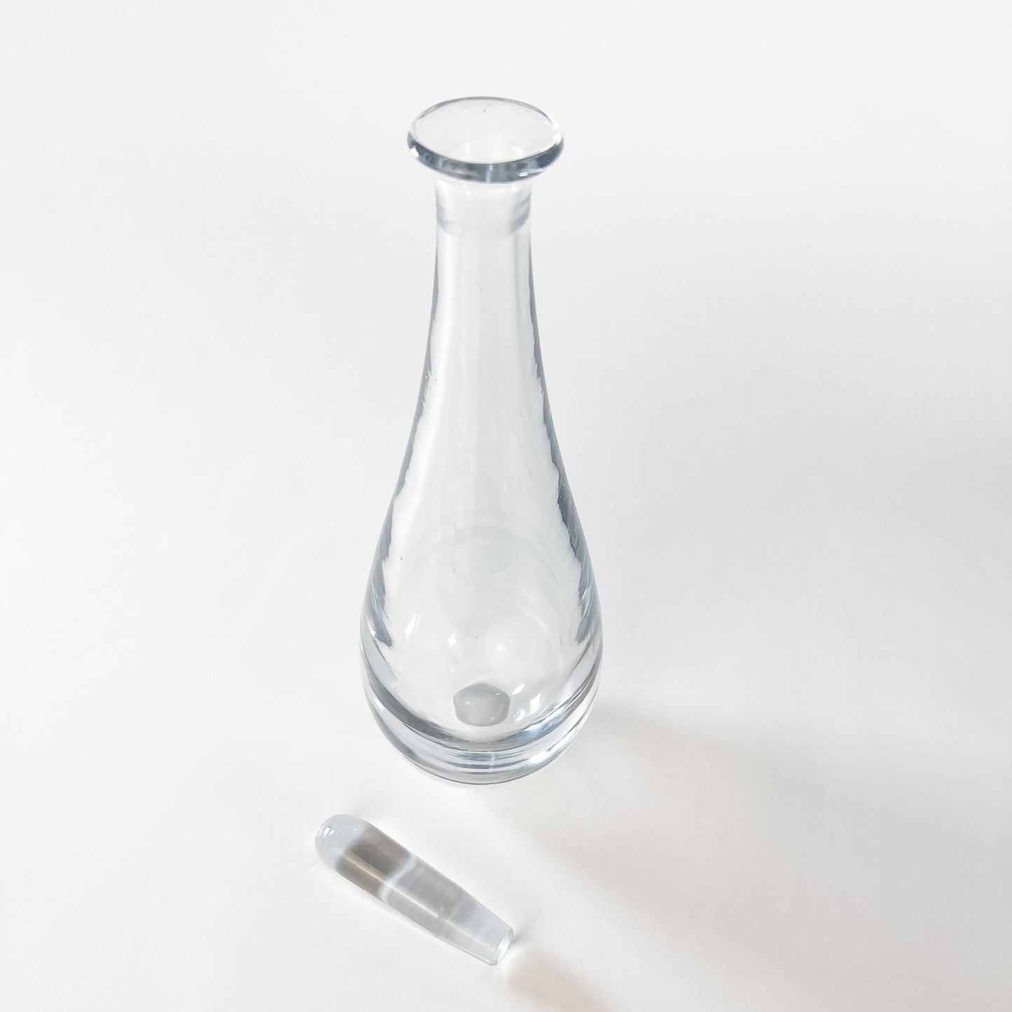 Orrefor's crystal decanter