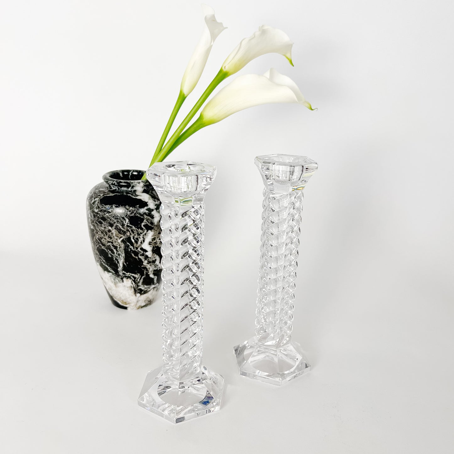 Towle Austrian crystal candle holders