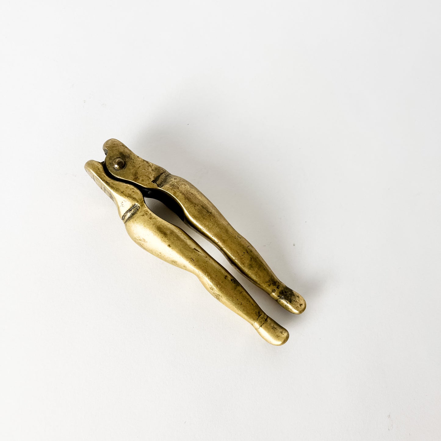Victorian brass nutcracker
