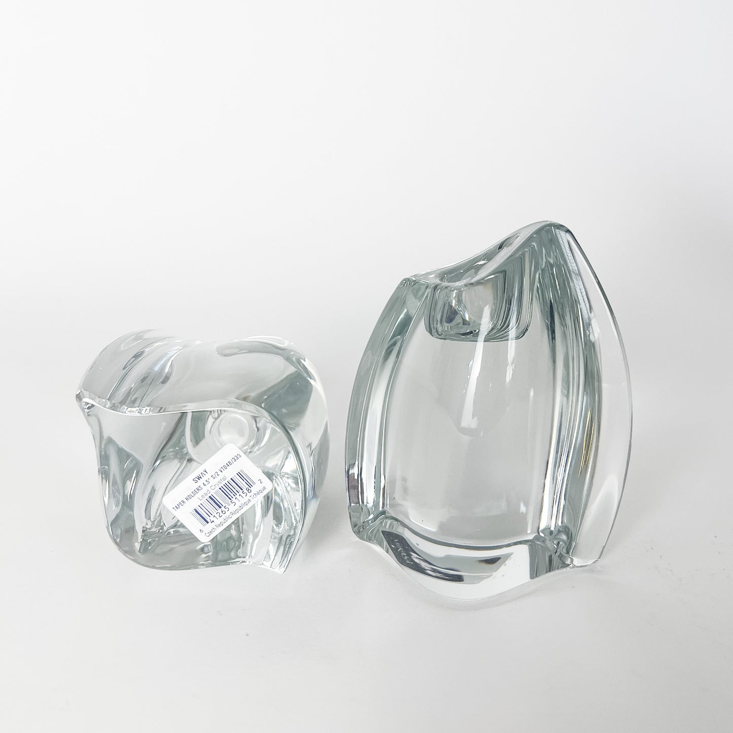 MIKASA crystal candle holders