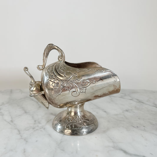 silver plated sugar scuttle bowl