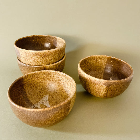 set of pottery bowls