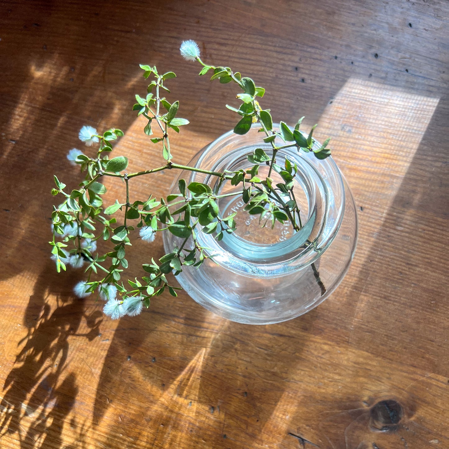 Dansk glass bud vase