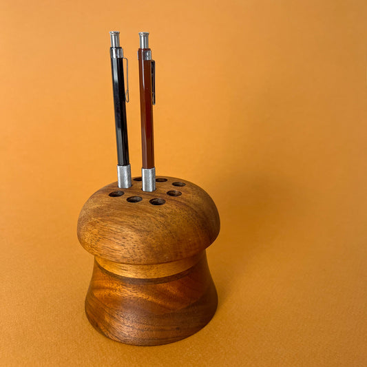 wood pen holder