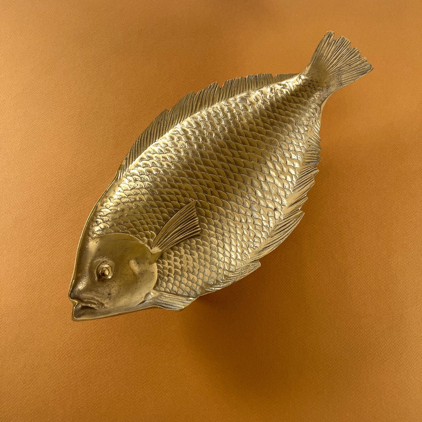 brass fish tray