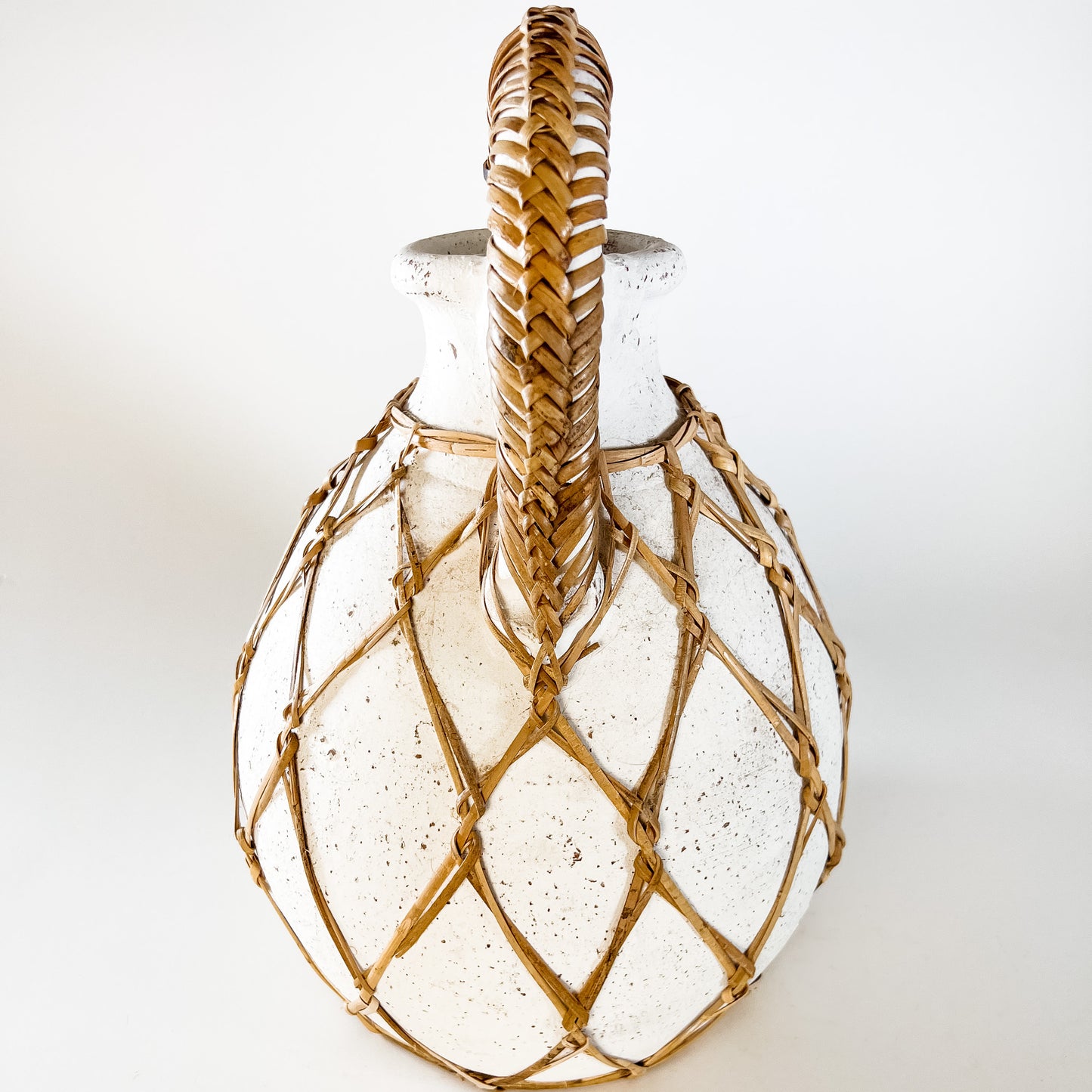 terracotta + rattan wrap vessel