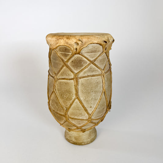 white clay vessel